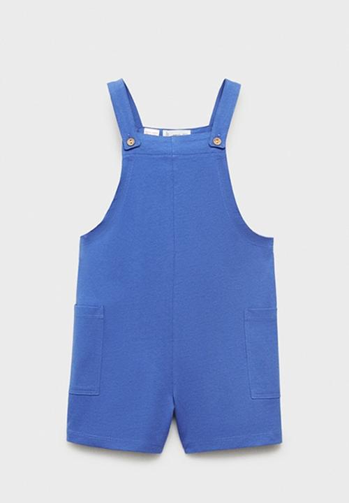 MANGO - Jumpsuit Klein - Bright Blue