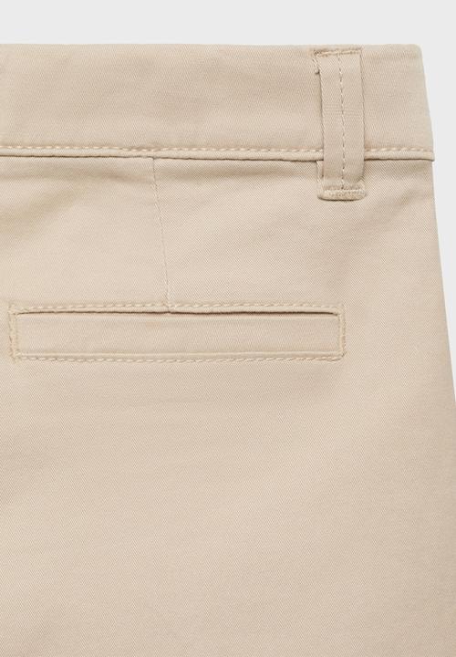 MANGO - Bermudas berchi - light/pastel brown