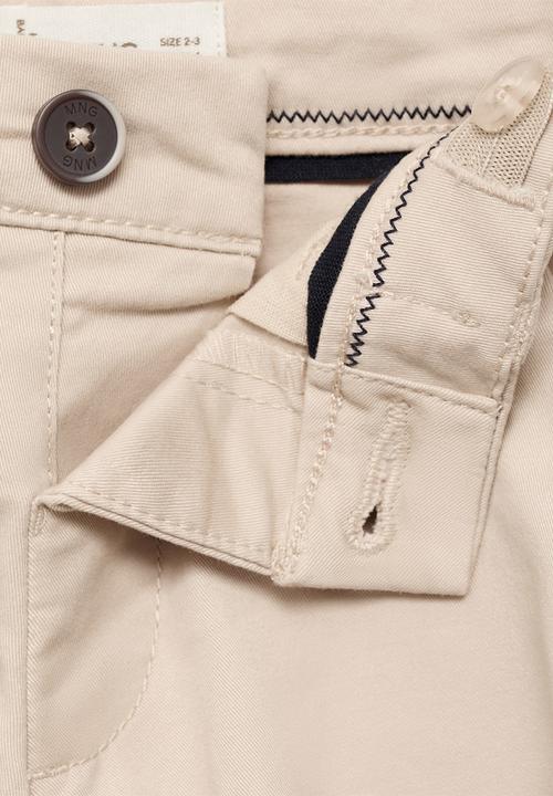 MANGO - Bermudas berchi - light/pastel brown