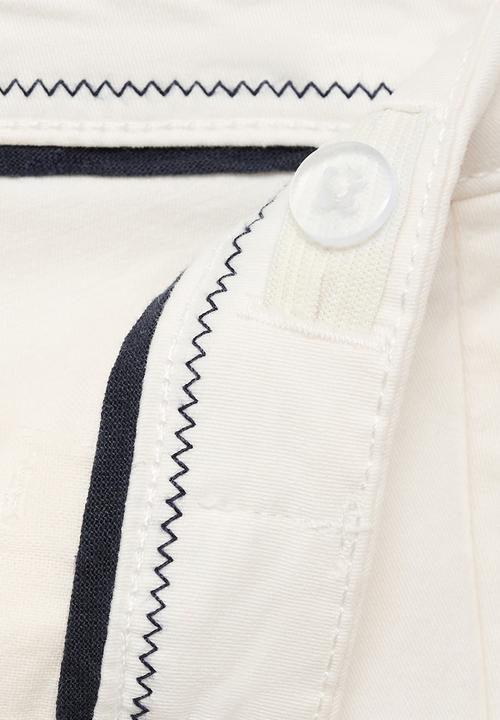 MANGO - Bermudas pico - white