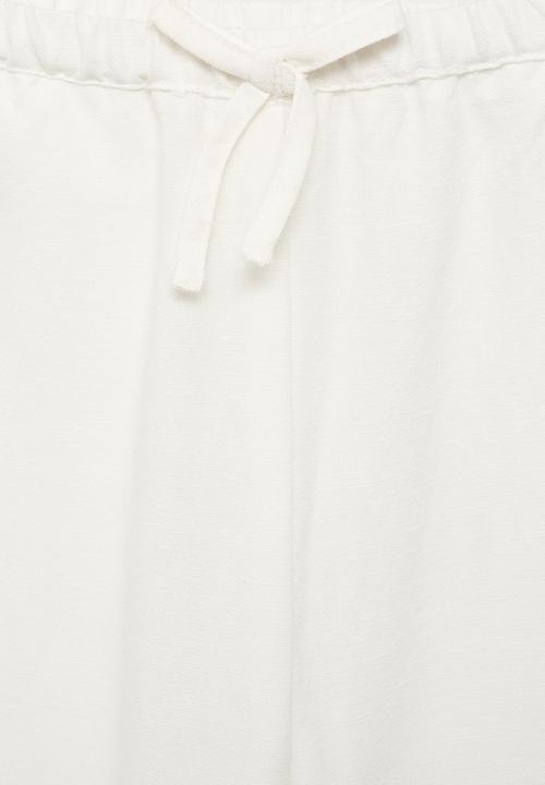 MANGO - Trousers michaela - white