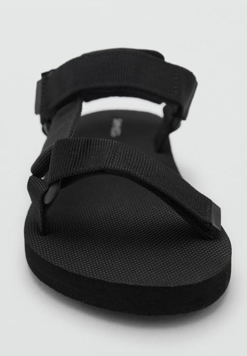 MANGO - Beach shoes route - black