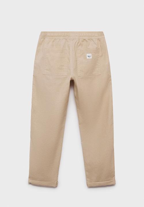 MANGO - Trousers ivan - light beige