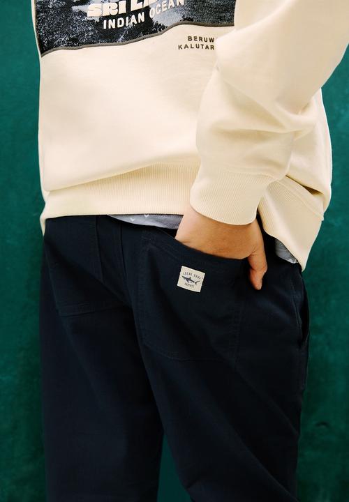MANGO - Trousers ivan - navy
