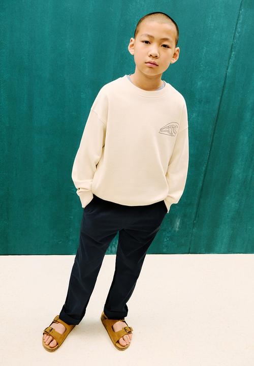 MANGO - Trousers ivan - navy