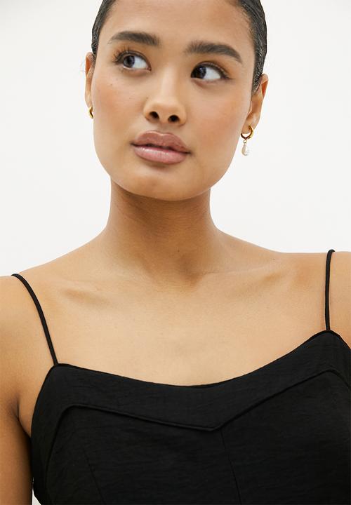 Zoe on Trend - Classic Hoop and Pearl Drop Earrings - gold & silver