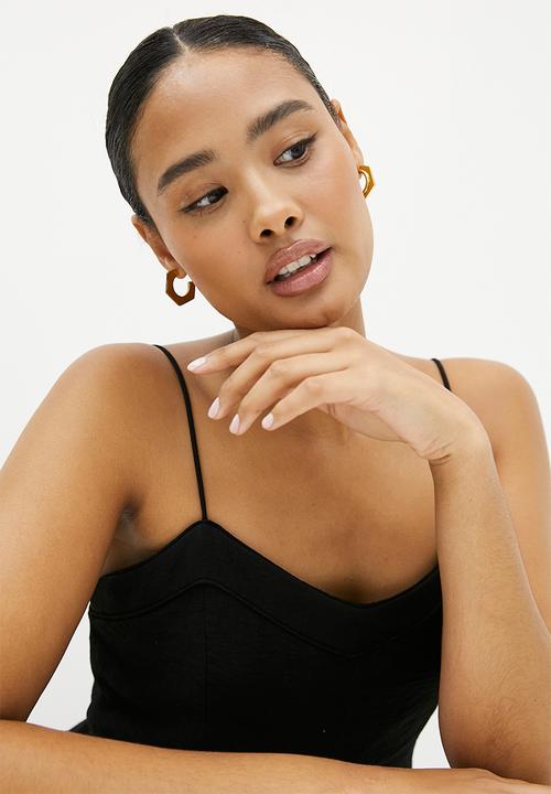 Zoe on Trend - Modern Designer Earrings - gold