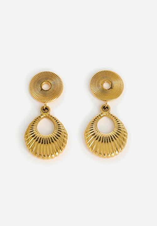 Zoe on Trend - Trend Design Drop Earrings - gold