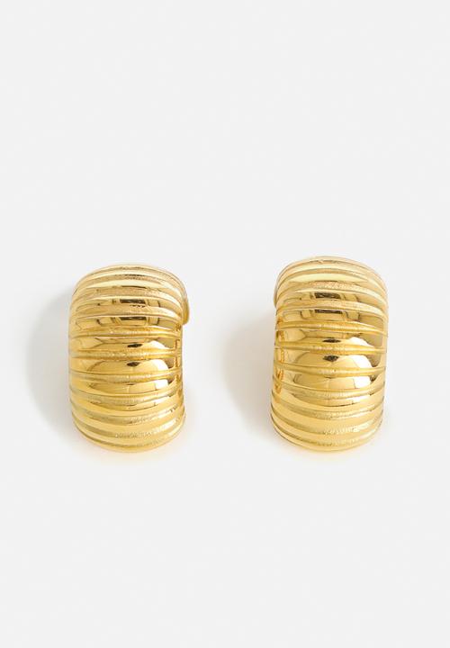 Zoe on Trend - Bold Designer Earrings - gold