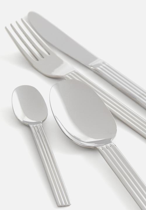 H&M - 4 piece cutlery set - silver-coloured