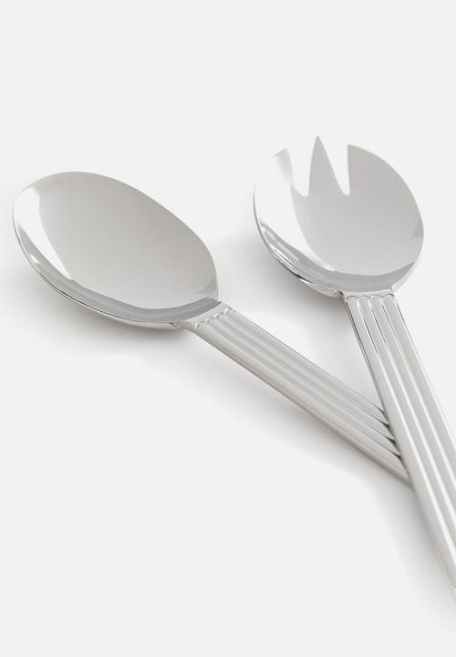 H&M - Metal salad servers - silver-coloured
