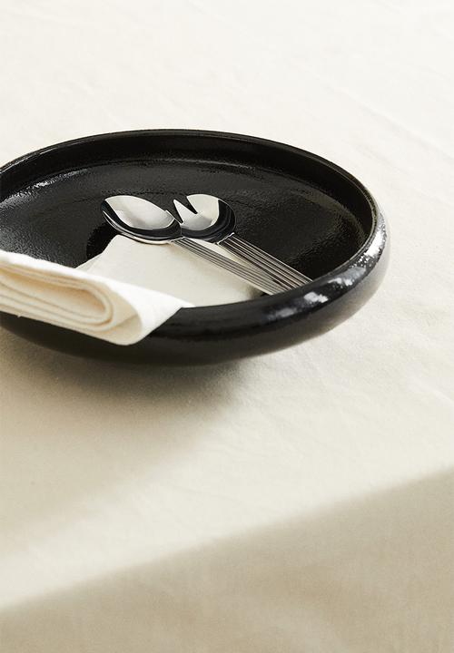 H&M - Metal salad servers - silver-coloured