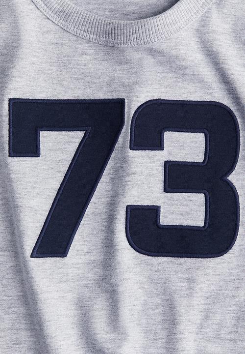 H&M - Long-sleeved t-shirt - light grey 73