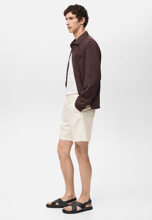 MANGO - Bermudas DARB - Light Beige