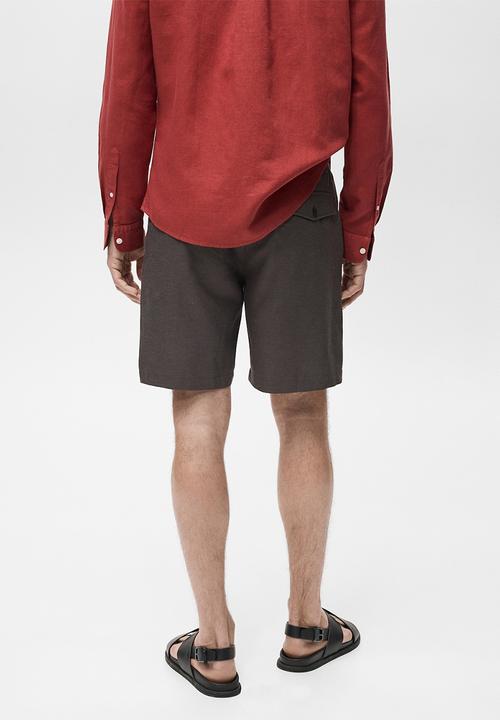 MANGO - Bermudas DARB - Dark Brown
