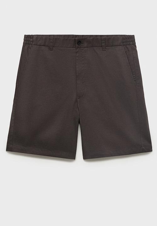 MANGO - Bermudas DARB - Dark Brown