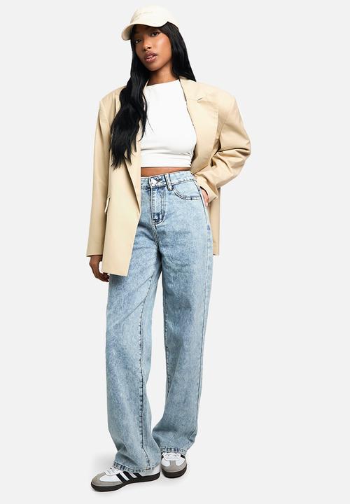 boohoo - Basics boyfriend jeans - blue