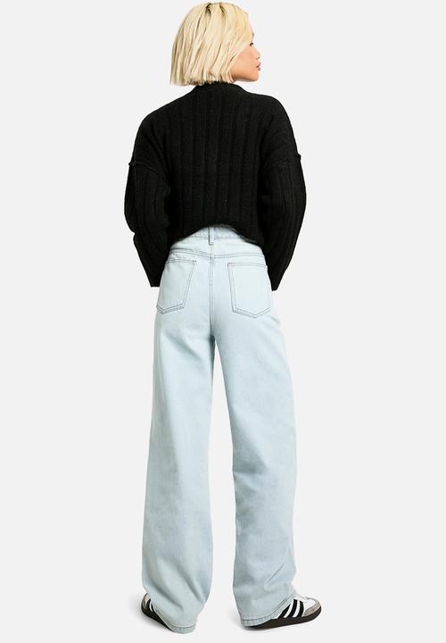 boohoo - Boohoo basics boyfriend jeans - blue