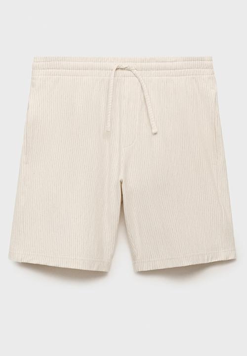 MANGO - Shorts MOYAS - Light Beige