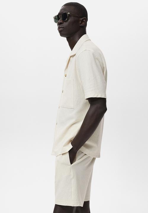 MANGO - Shorts MOYAS - Light Beige