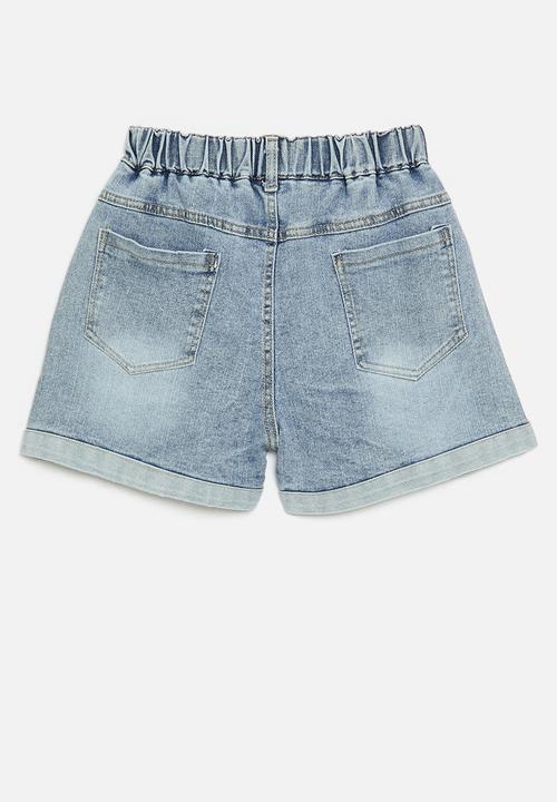 Pop Candy - Denim shorts - blue
