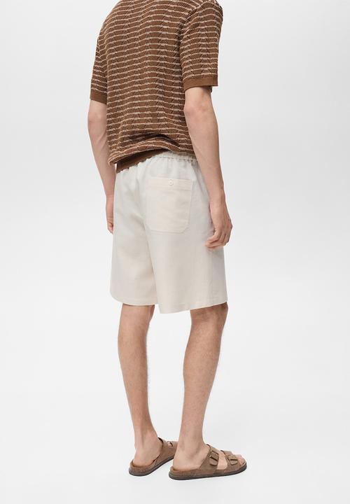 MANGO - Bermudas CABRERA - Light Beige