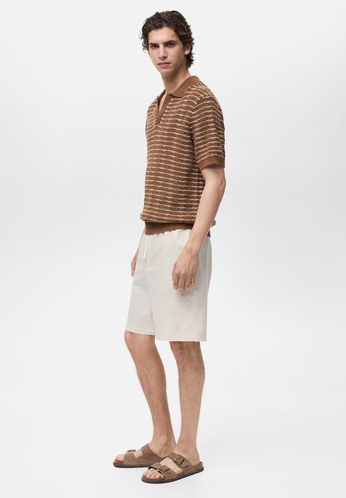 MANGO - Bermudas CABRERA - Light Beige