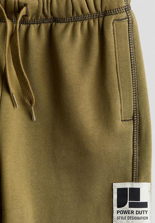 H&M - Cotton joggers - khaki green