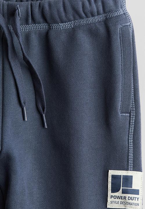 H&M - Cotton joggers - dark dusty blue