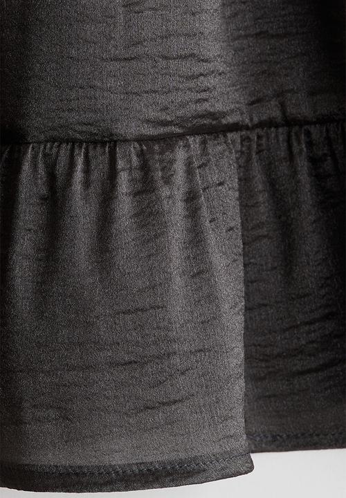 H&M - Tiered skirt - dark grey