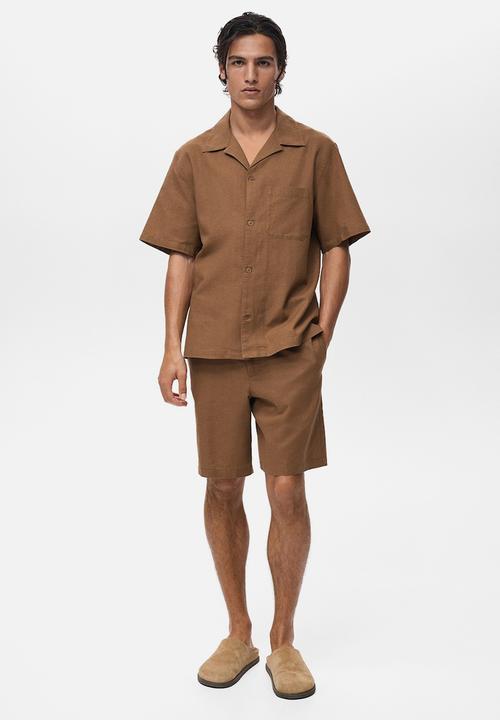 MANGO - Bermudas CABRERA - Medium Brown
