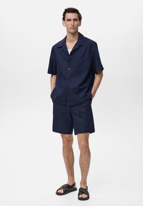 MANGO - Bermudas CABRERA - Dark Blue