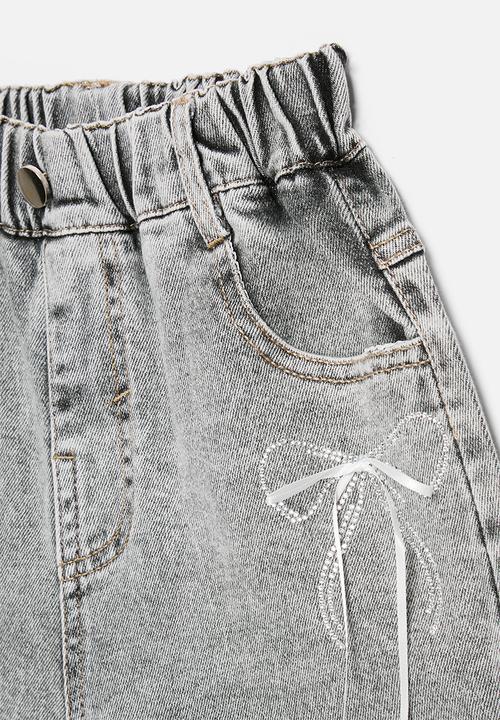 Pop Candy - Denim shorts - grey