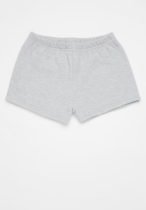 Pop Candy - 2 Pack sweatshorts - grey & pink
