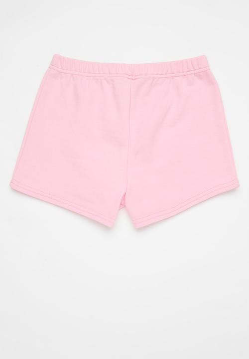 Pop Candy - 2 Pack sweatshorts - grey & pink