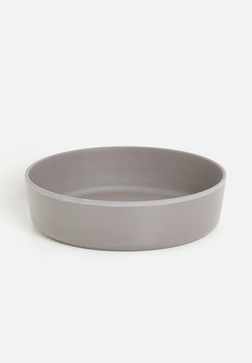 Excellent Houseware - Melamines platter - grey