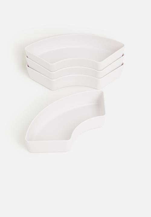 Excellent Houseware - Melamines platter - white 