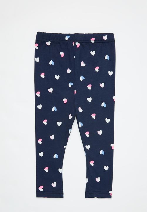 Pop Candy - 2 Pack legging - pink & navy