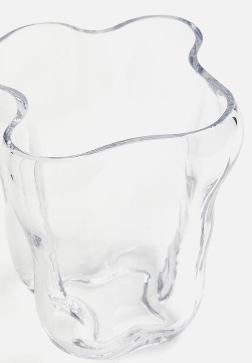 H&M - Large glass vase - transparent