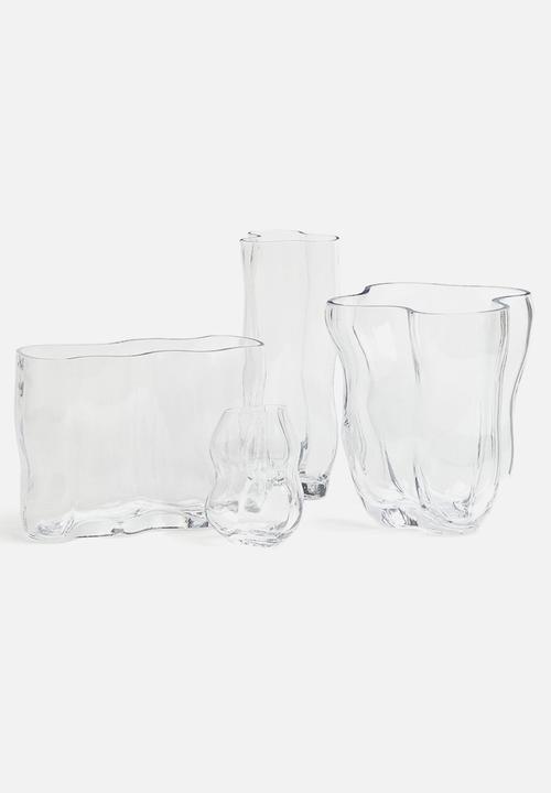 H&M - Large glass vase - transparent