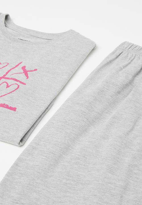 Pop Candy - Pj set - grey