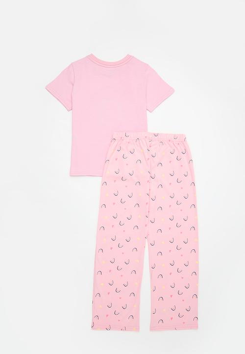 Pop Candy - Pj set-pink/rainbow