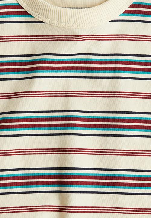 H&M - Long-sleeved t-shirt - light yellow striped