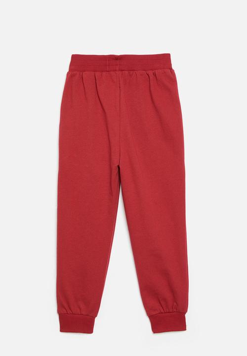 Pop Candy - Cuffed jogger-red