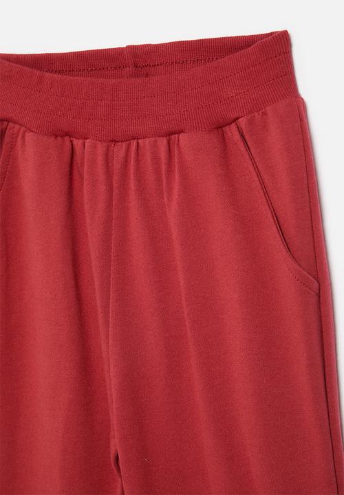 Pop Candy - Cuffed jogger-red