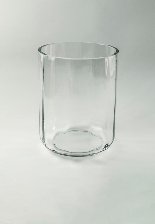 Lotus Glass Vase - Clear