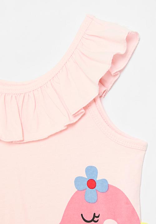 Pop Candy - Printed dress- orange