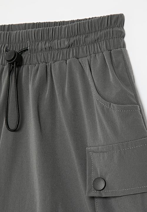Pop Candy - Utility skirt - charcoal grey