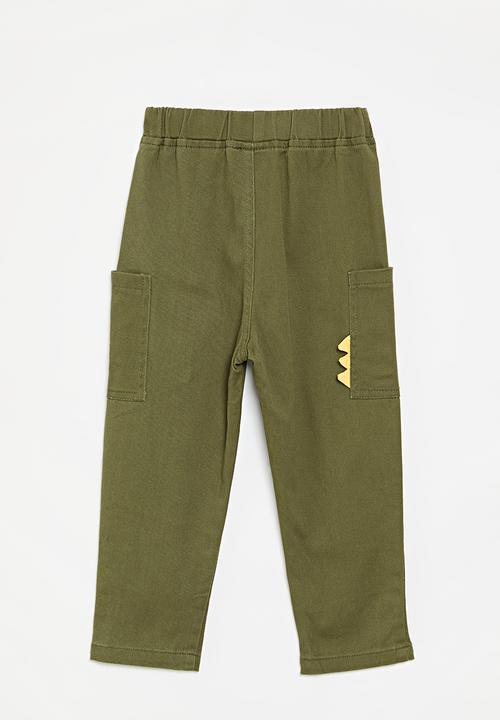 Pop Candy - Tapered pants-green