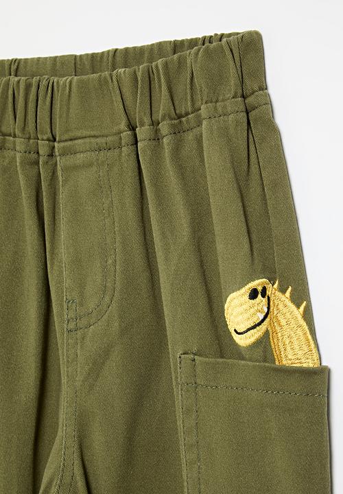 Pop Candy - Tapered pants-green